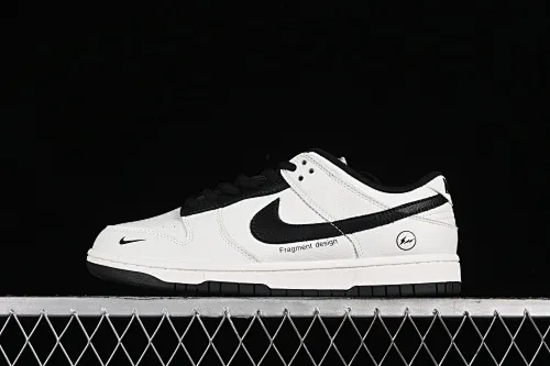 All categories Nk SB Dunk Series Nk SB Dunk Low High-end customized low-top sneakers Nk SB Dunk Low Fragment Design Fujiwara Hiroshi Lightning joint low-top casual sports skateboard shoes DF7519-831